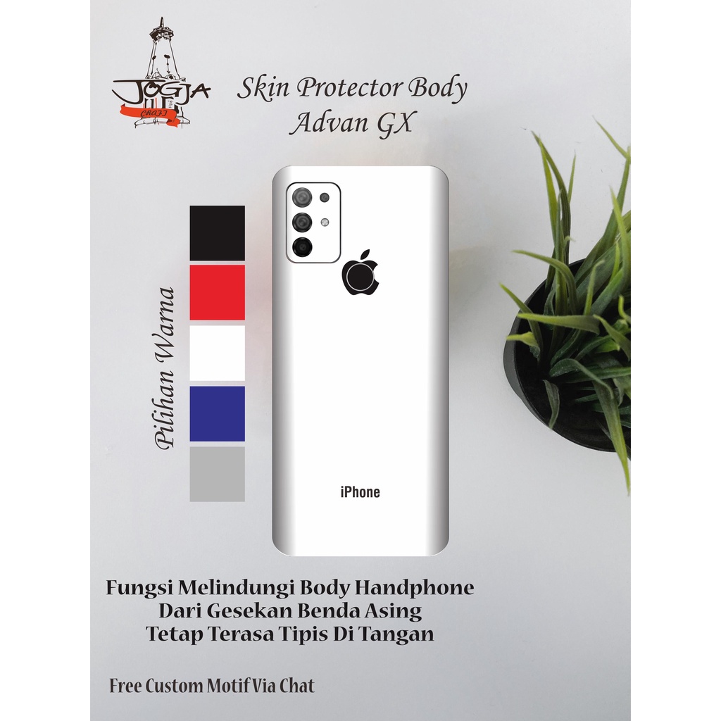Garskin HP Advan GX Motif Iphone - Free Custom Motif Via Chat