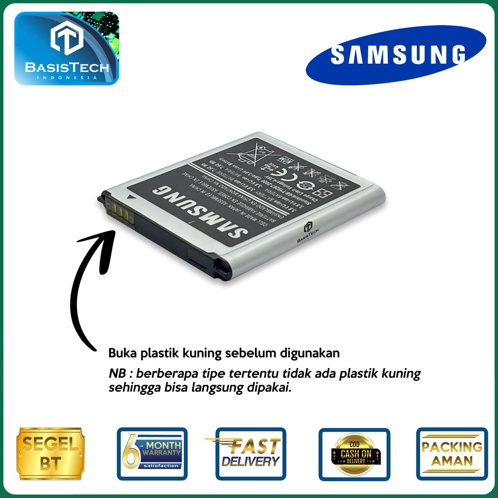 BATERAI SAMSUNG CORE 2 G355 G355H - BEAM i8530 i8550 i8552 - EB-585157LU - ORI99