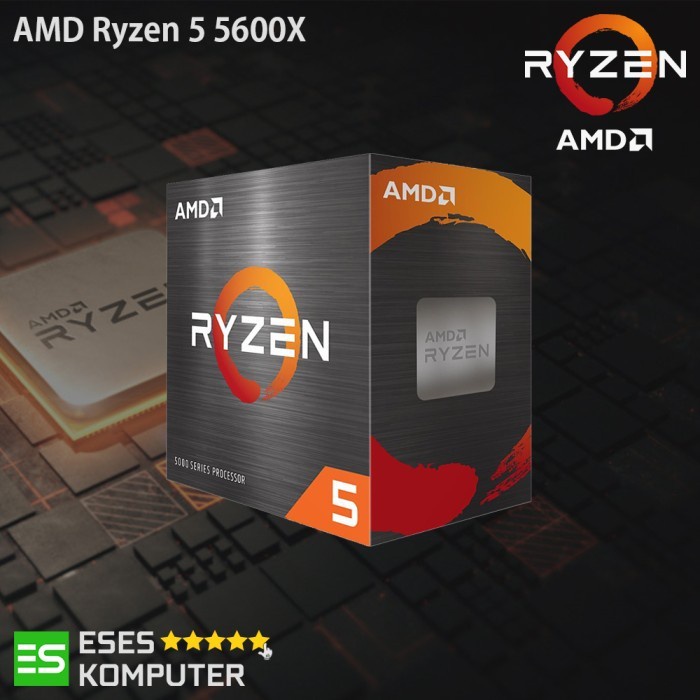 Processor AMD Ryzen 5 5600X 3.7GHz Up To 4.6GHz Socket AM4 - 6 Core