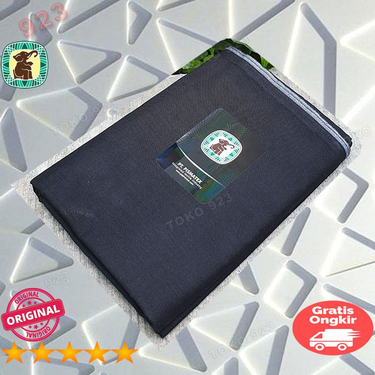 Kain Sarung Tenun G24-11 Gajah Duduk Original Dewasa Polos Hitam
