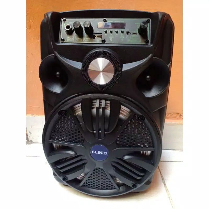 SPEAKER BLUETOOTH FLECO 8'5 INCH FL-995C/D BONUS MIC KAROKE X-BASS//SPEAKER SALON AKTIF//SPEAKER FLECO X-BASS//SPEAKER WIRELESS//SPEAKER KARAOKE 8'5 INCH