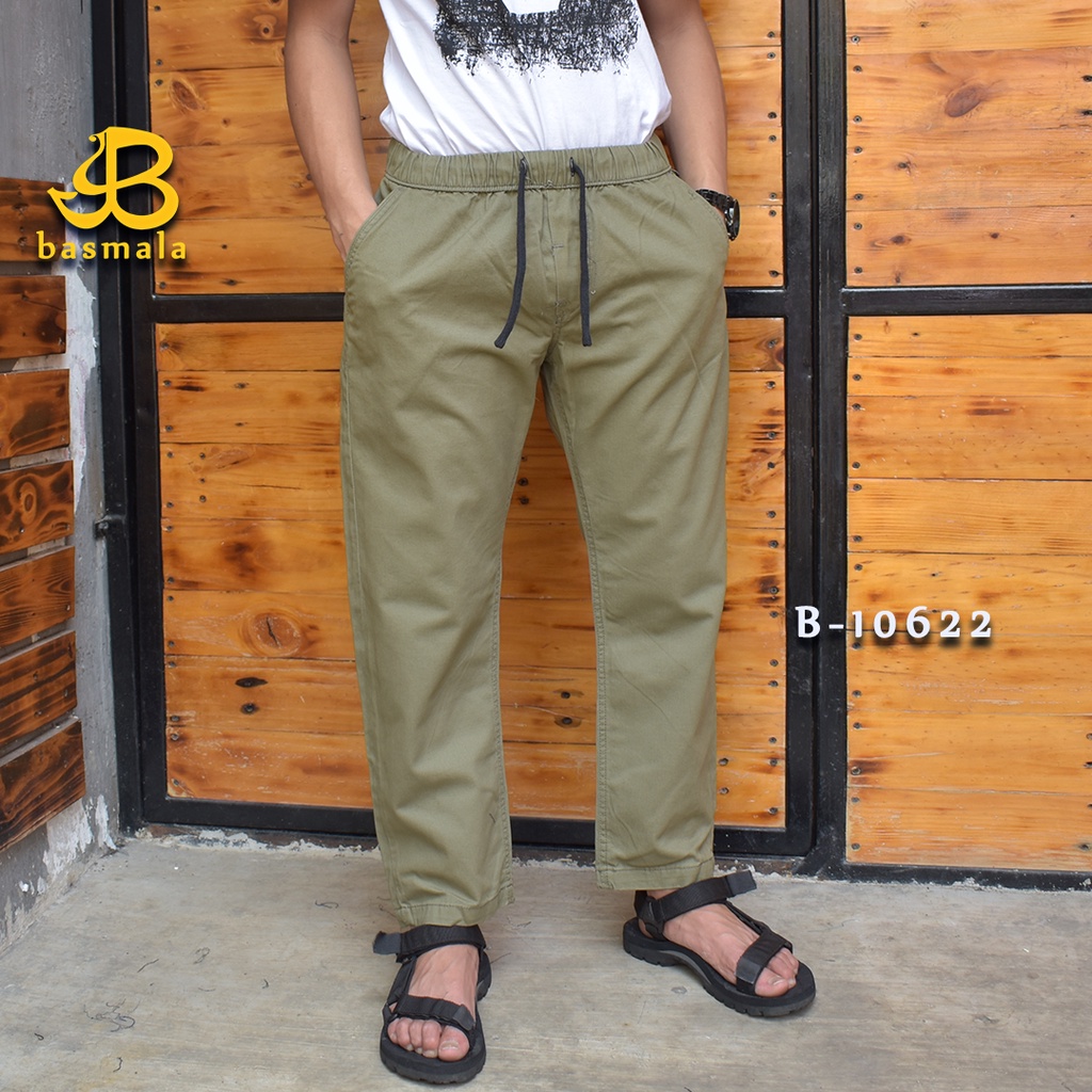 IZDIHAE CELANA SIRIWAL MOTIF POLOS WARNA ARMY MODEL CINOS B-10622