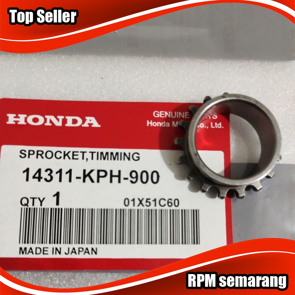 Gir ger gigi sprocket timing 17T Honda karisma Kirana Supra X 125 old lama Original 14311-KPH-900 - Mph000620-2