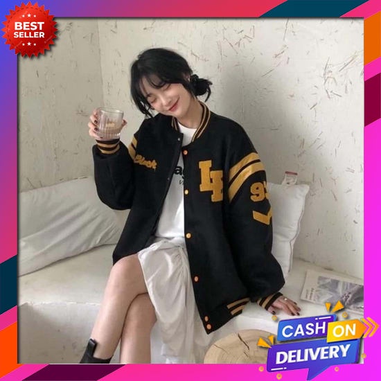 Kja-15 Jaket Luaran Wanita Import Korea Big Size Bulu Beruang Winter Fashion Lembut Simple Basic Cro