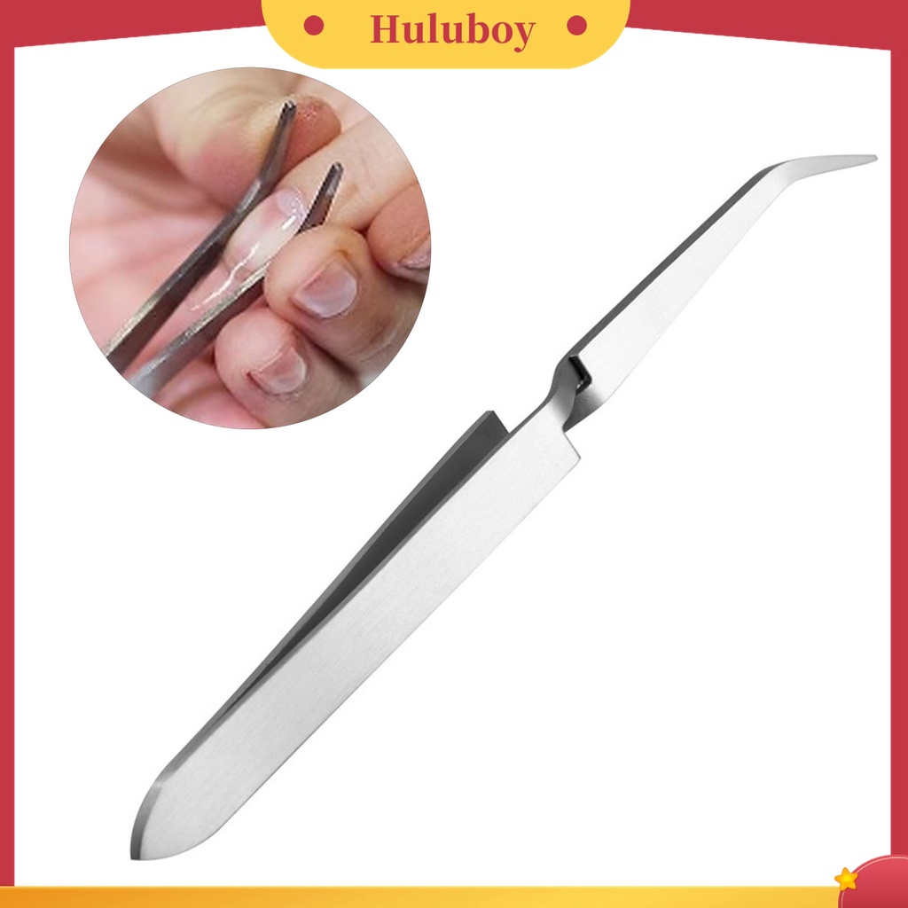 Huluboy Huluboy♡ Pinset Penjepit Kuku Bahan Stainless Steel Untuk Manicure