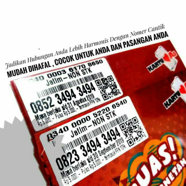 Nomor cantik telkomsel As abcd coupel