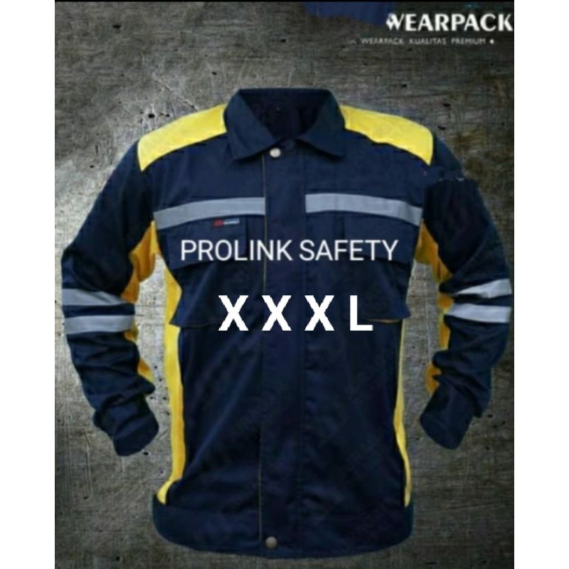 SERAGAM SAFETY JUMBO XXXL KUNING DONGKER