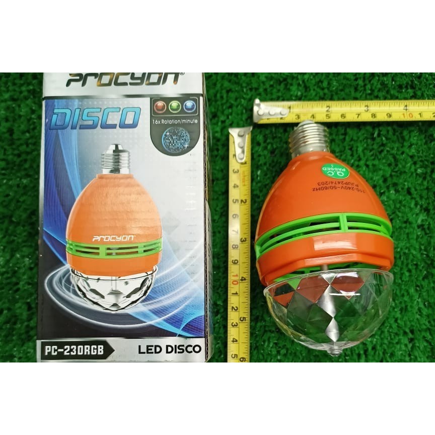 Lampu Disko Lampu Disco Procyon Putar Full Colour Warna Warni Grosir