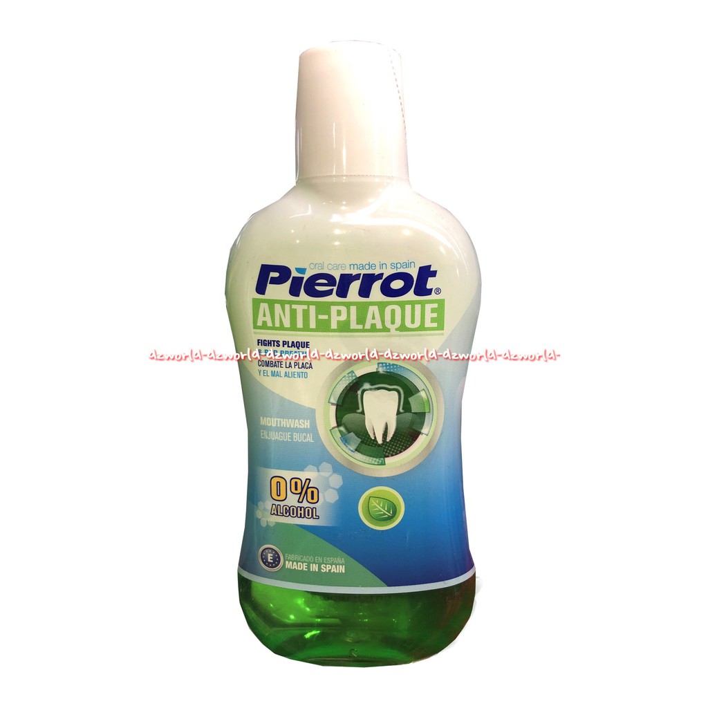 Pierrot Anti Plaque 500ml  Fights Plaque Obat Kumur Kumur Gigi Anti Plak  Pierot