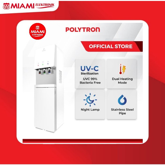 POLYTRON PWC 778WUV / PWC 778UV Dispenser Galon Bawah dengan UV