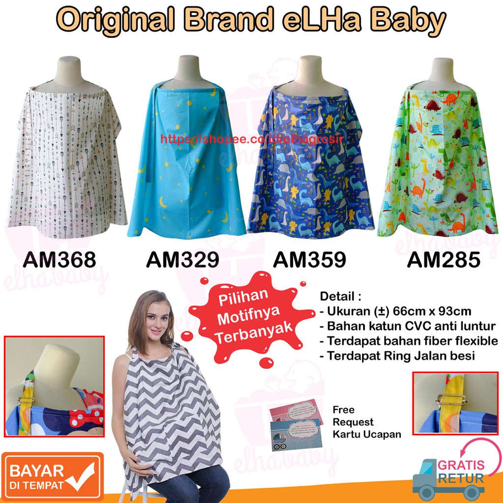 Celemek Apron Perlengkapan Bayi Perlengkapan Bayi Baru Lahir Baby Gift Set Bayar Di Tempat Kado Bayi-2