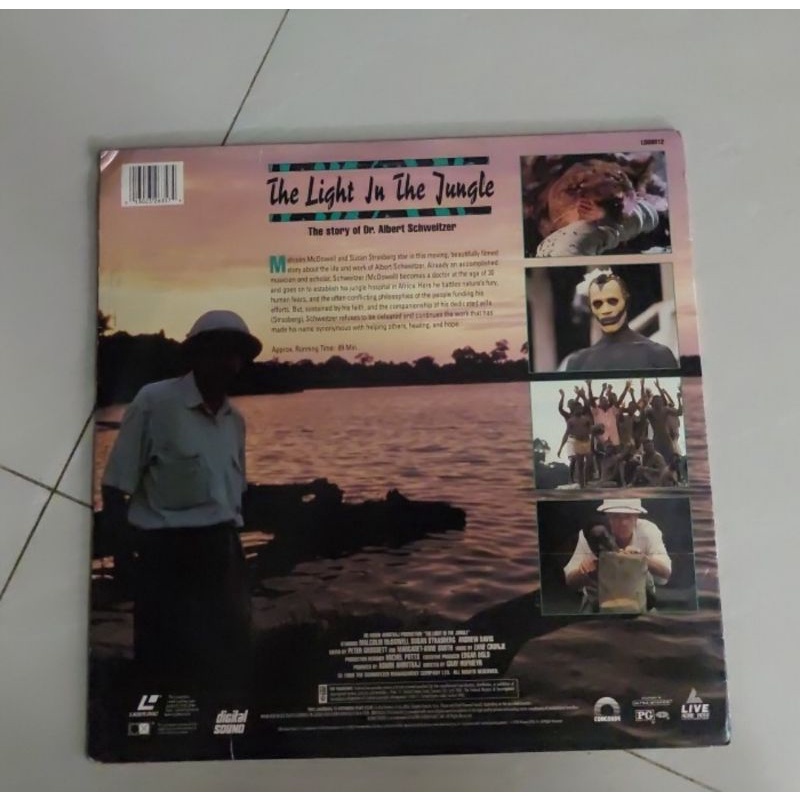 Kaset Laser disc The light in the Jungle