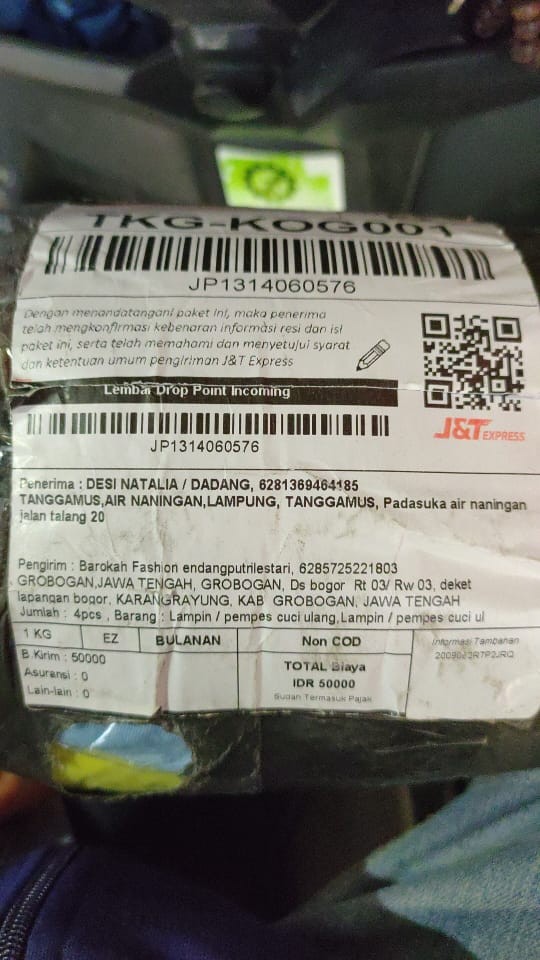 Lampin / Pempes Cuci Ulang