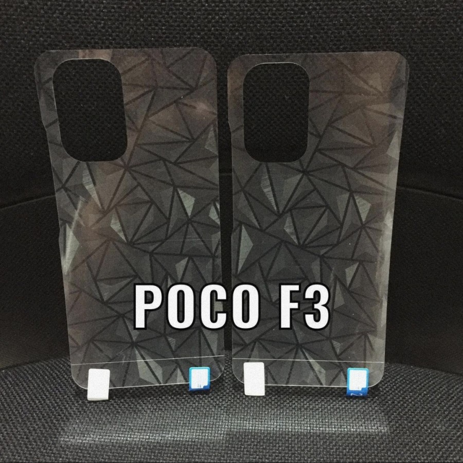 XIAOMI POCOPHONE POCO X5 5G M5 M5S C40 X3 GT M3 PRO M3 F3 5G X3 NFC X3 PRO ANTI GORES BELAKANG SKIN DIAMOND GARSKIN ANTI JAMUR PELINDUNG BELAKANG ANTI JAMURAN