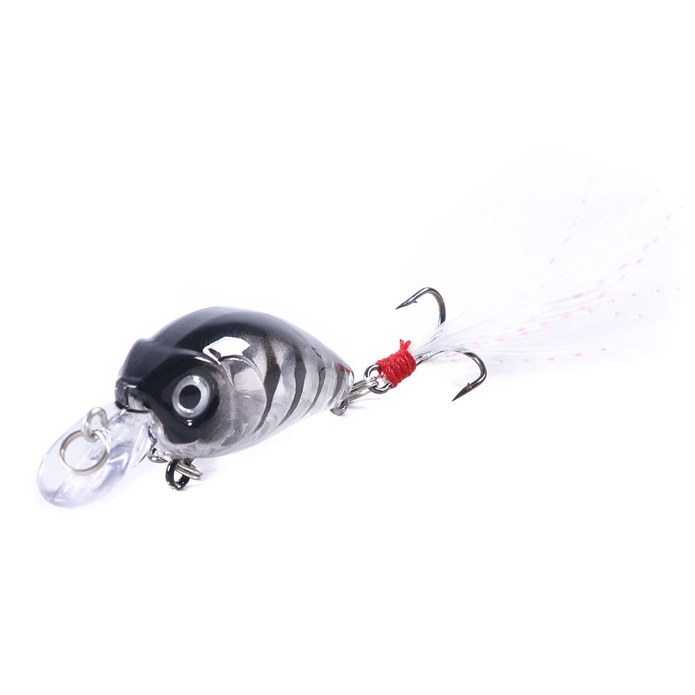 HENGJIA 1pcs CrankBait Minnow Umpan Pancing 4.5cm/4g Swimbait Fishing Lure Ikan Memancing Tackle