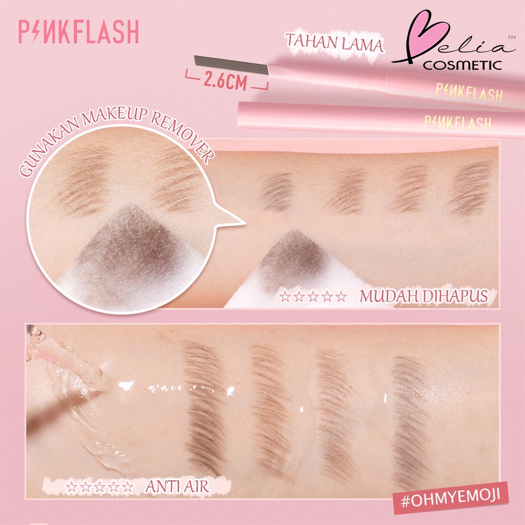 ❤ BELIA ❤ PINKFLASH Waterproof Auto Eyebrow Pencil | Pensil Alis | Eye Brow | Automatic | Pinkflash PF-E09