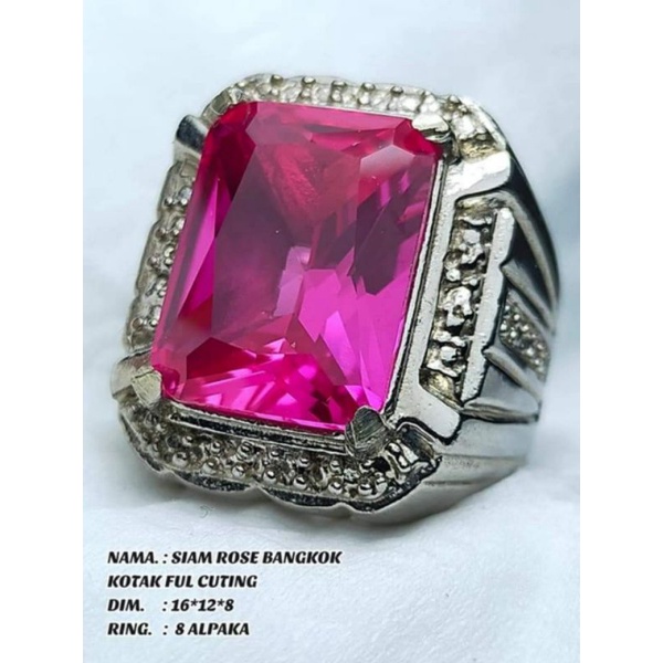 merah siam Bangkok kotak full cutting