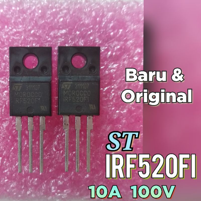 IRF520FI  IRF520 TRANSISTOR 10A 100V  ( ORIGINAL )