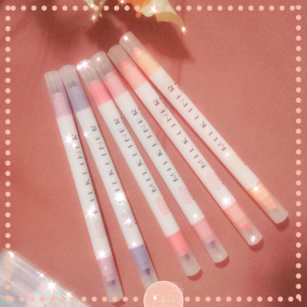 

[æpix] MILKLINER - 12 Pastel Color Highlighters [ + free gift]