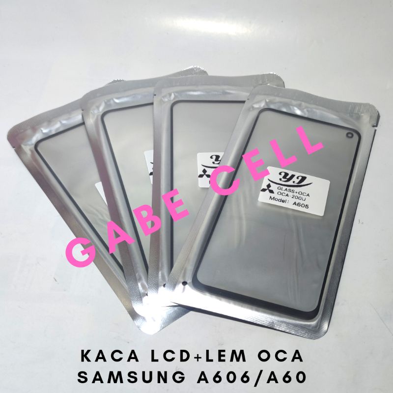 KACA DEPAN LCD+LEM OCA SAMSUNG A606 A60