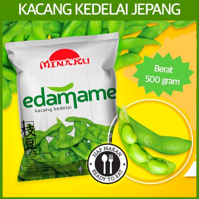 

Edamame Minaku 500 gr Kacang Kedelai Jepang Hijau