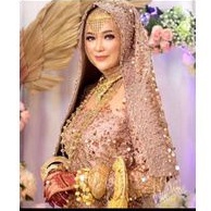 kebaya ekor krudung lengkap