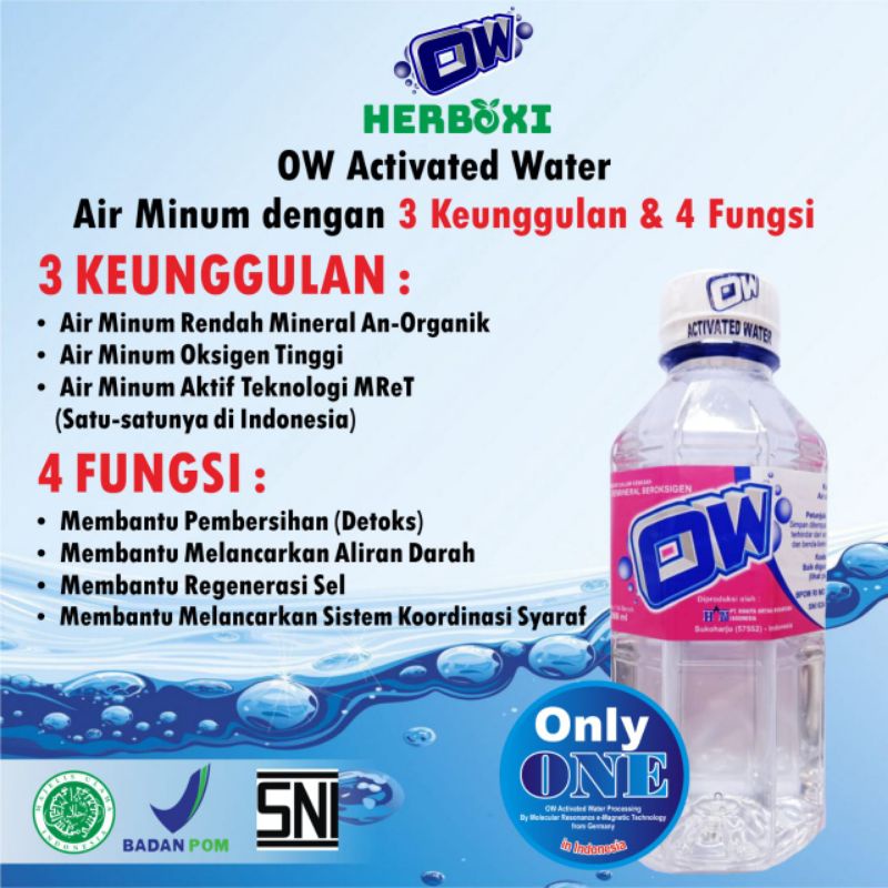 

AİR KESEHATAN OW (ACTİVATED WATER) 288 ml