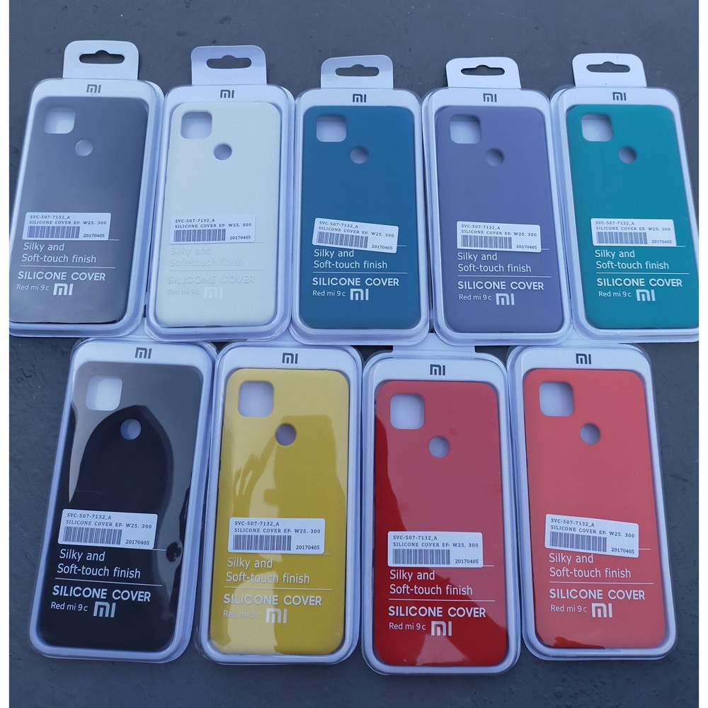 Xiaomi Redmi 9C Redmi9C Silicone Full Cover Soft Case Silikon Original Casing