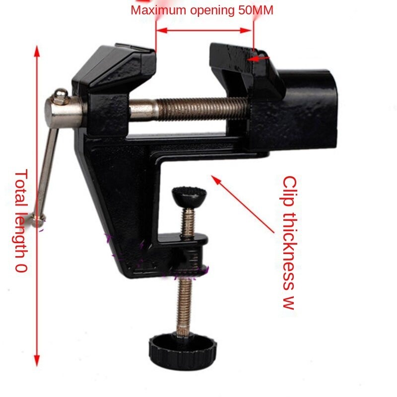 Bisa COD Klemp Kayu Clamp Capit Penjepit Kayu Meja Vise Jaws Pads - CENFUN CF-5889