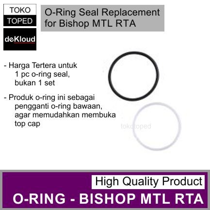 X1 O-Ring Seal Replacement for BISHOP MTLx RTAx | karet oring pengganti