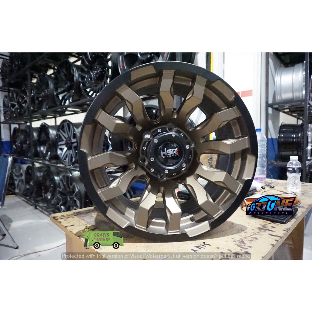 VELG OFFROAD RING 16 TIPE BURNEH LEBAR 8 ET 0 PCD 6X139,7 LUBANG 6 R16