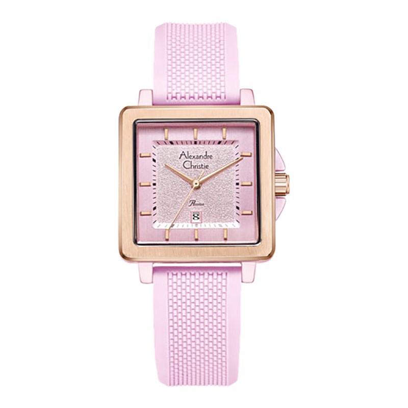 JAM TANGAN WANITA ALEXANDRE CHRISTIE AC 2997 RUBBER ORIGINAL GARANSI RESMI 1 TAHUN