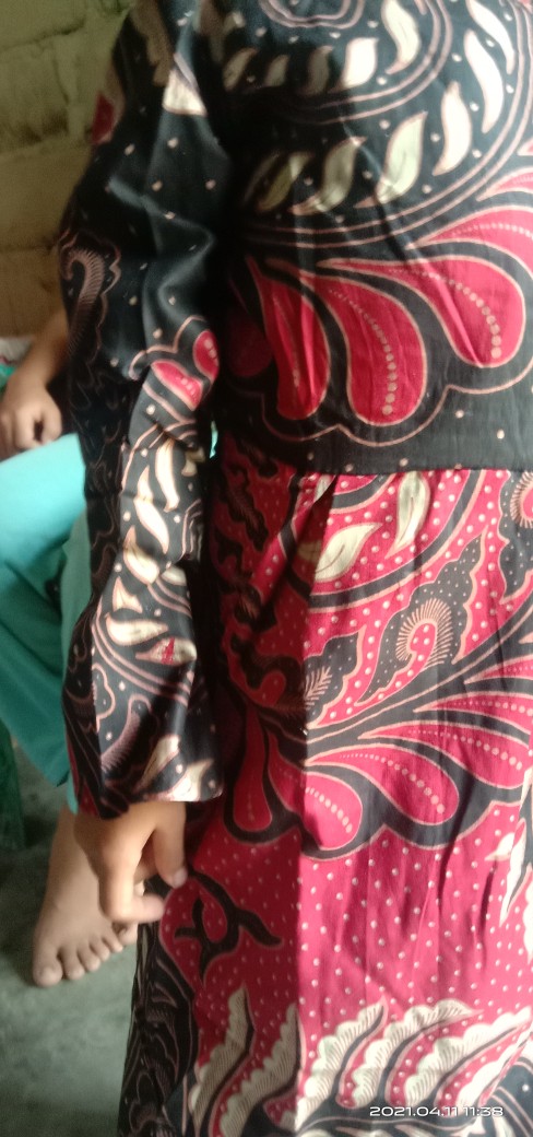 Baru Gamis|tunik|[bisa Cod] Dress Dres Terusan Baju Seragam Batik Anak Perempuan 2836 Balita Tk Sd