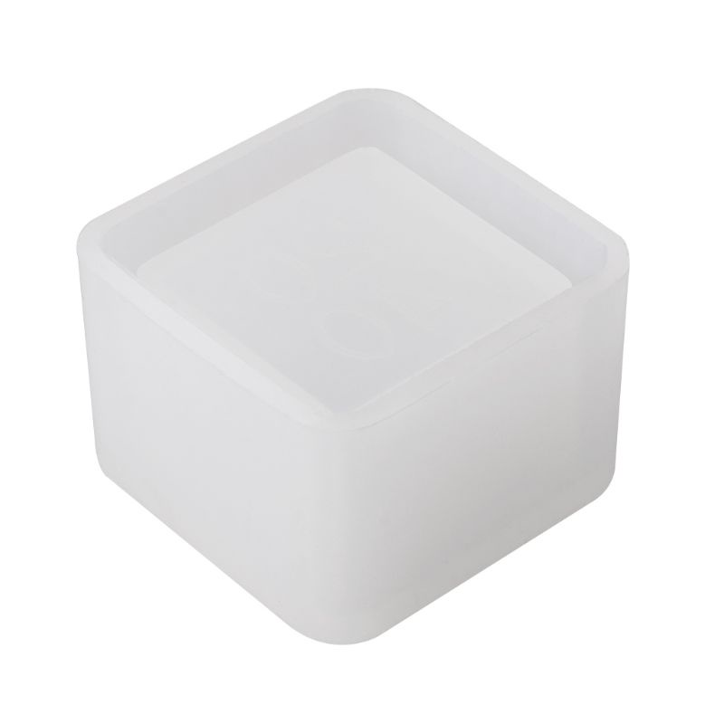 SIY  Square Small Flowerpot Silicone Mould Storage Box DIY Handmade Making Crafts Crystal Epoxy Mold