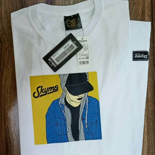 Promo pakaian kaos distro SKYMO baju lengan pendek pria Promo pakaian kaos distro SKYMO baju lengan pendek pria