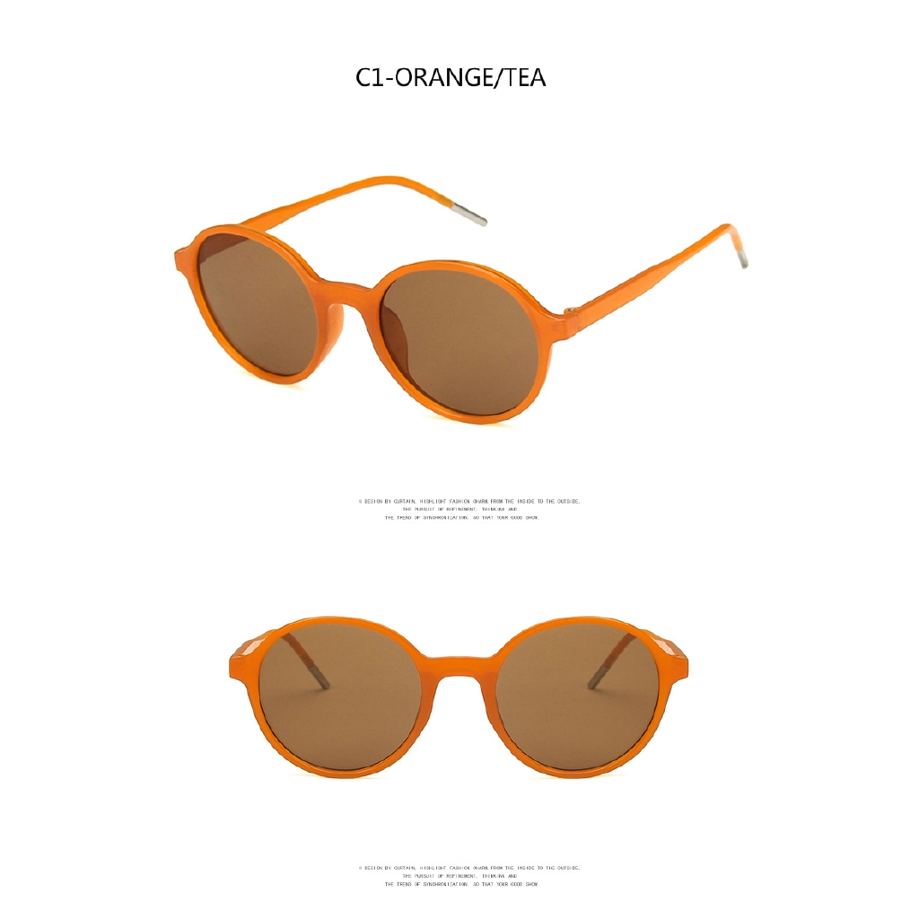 Korean fashion ins round frame trendy sunglasses