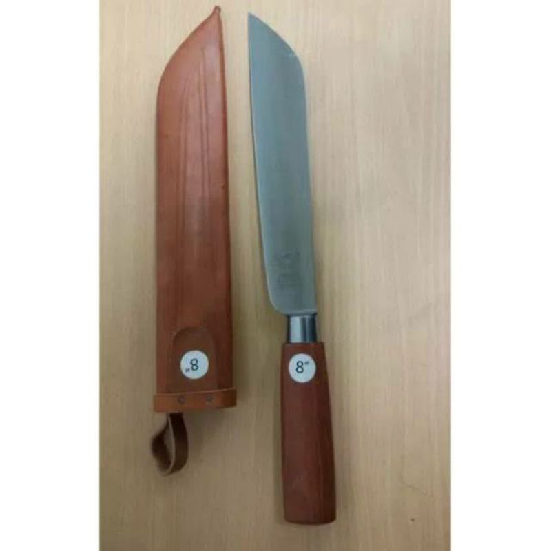 Pisau Sembelih / jagal Cap garpu 8 inch solingen germany plus sarung