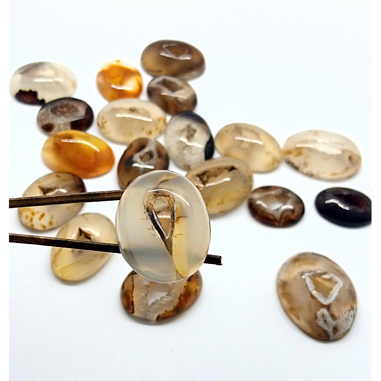 Batu Akik Combong Putih Murah - Batu Asli Natural