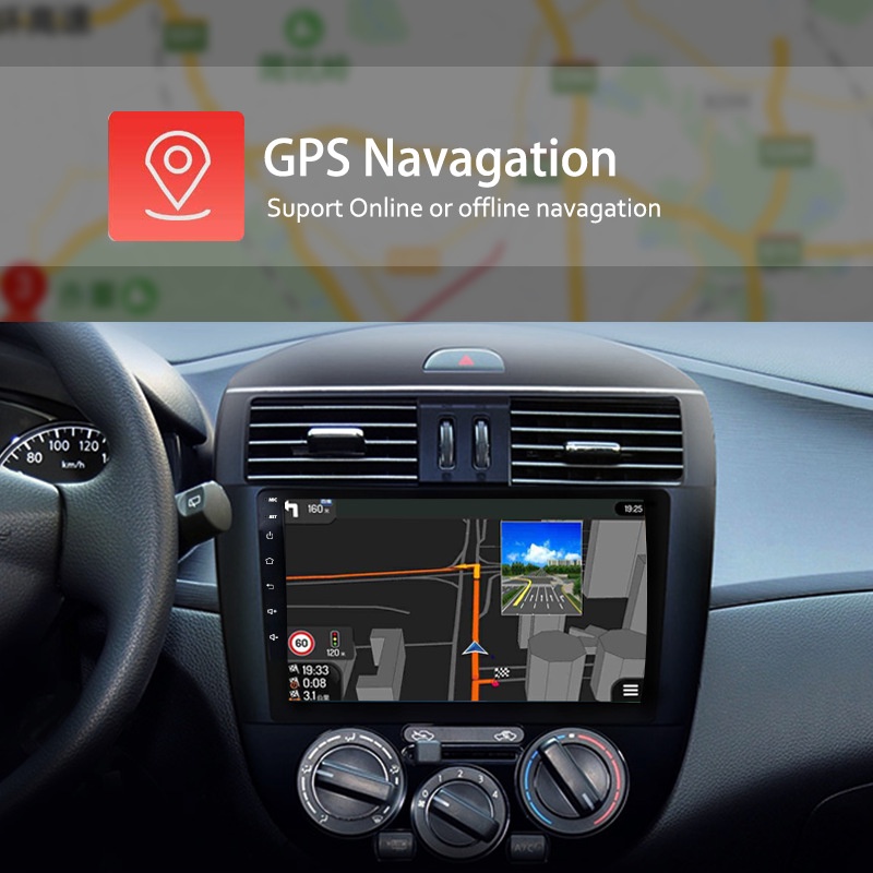 Car Navigasi 2G+32G Android 12 Head Unit For TOYOTA Daihatsu Mitsubishi HONDA SUZUKI Hyundai NISSAN 7/9/10 inch Touch Screen Stereo Radio 2Din Car Multimedia MP5 GPS Bluetooth WIFI Mirrorlink YOUTUBE-2