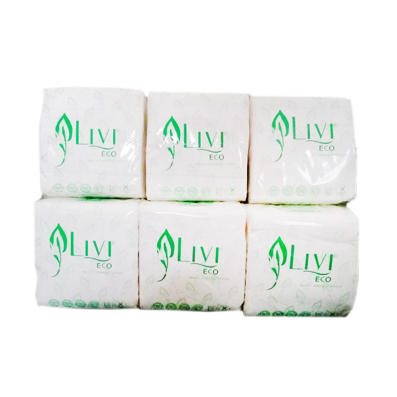 SRS (COD YES) Tissue Meja Makan Serbaguna Livi Eco 150s / Multi Purpose Tissue Livi - 1 kotak