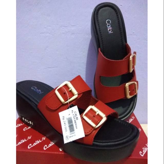 Sandal Calbi Ori sandal wanita merk calbi asli no kw