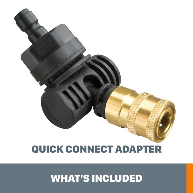 Kiss Adapter Konektor Quick Pressure Washer Pengganti Untuk WG620 / 630 Power Cleaner 180 Derajat Ada