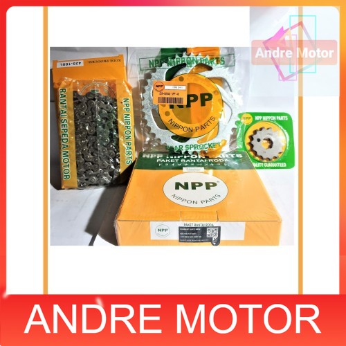 GEAR/GIR SET VEGA ZR/JUPITER Z1 MERK NPP KUALITAS ORIGINAL