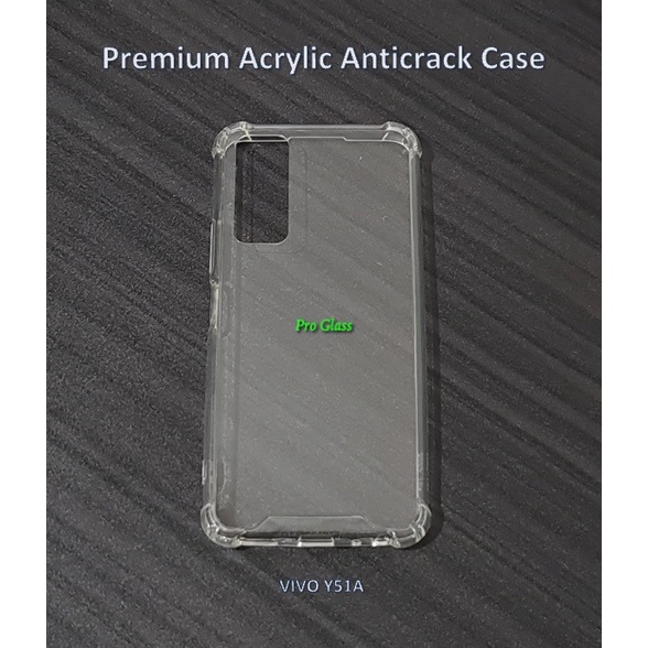 VIVO V21 / X60 PRO / Y51A Anticrack / Anti Crack ACRYLIC Case Premium