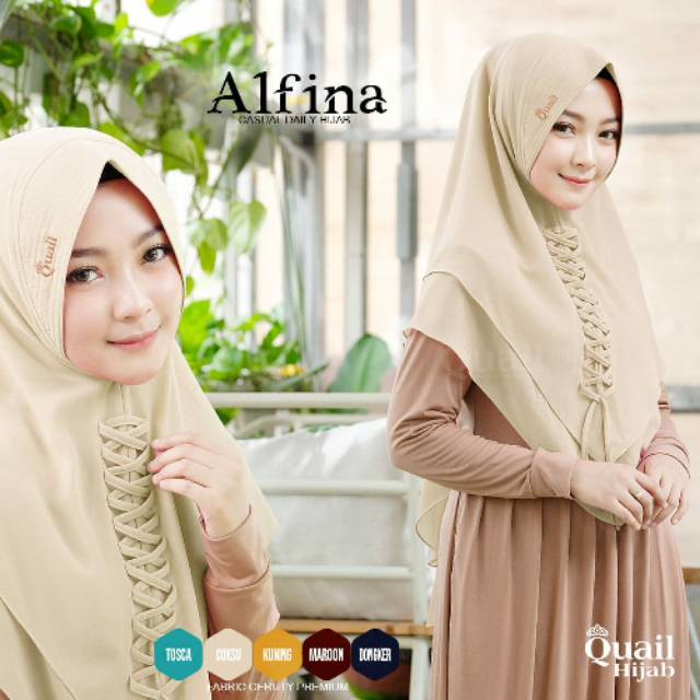 Alfina hijab - Quail Original