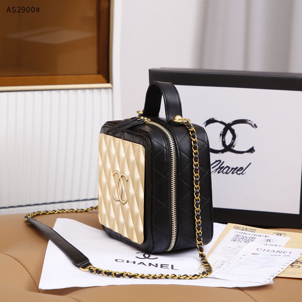 CH Gold Metalic Mesh Mini Crossbody Bag #AS2900