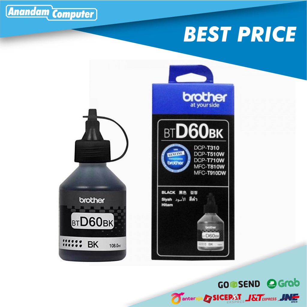 Tinta Brother BTD60 Black