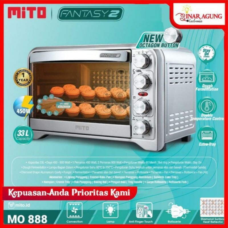 Oven Mito Fantasy MO-888 GARANSI RESMI