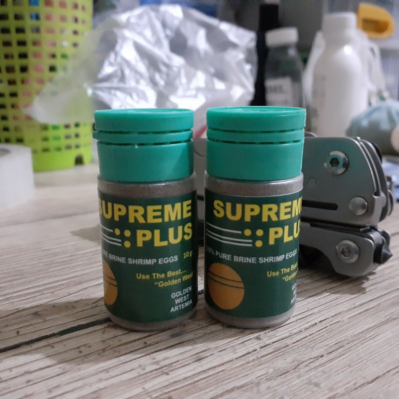 ARTEMIA SUPREME GOLDEN WEST 10 GRAM IMPORT PAKAN BURAYAK CUPANG GUPPY MOLLY BETTA FISH