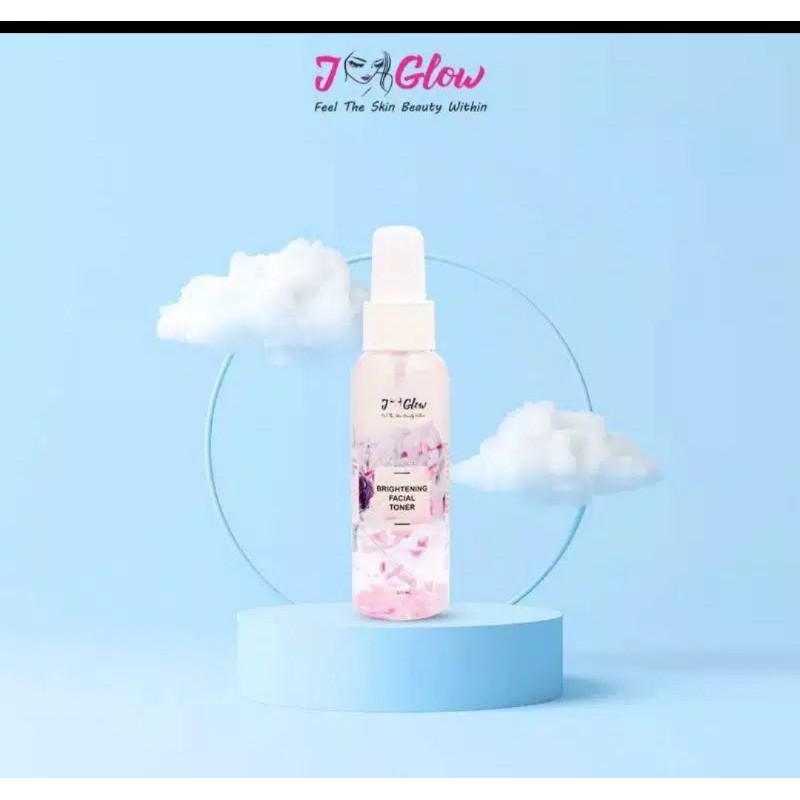 Jglow Toner rose/Mawar(KEMASAN BARU RADIANCE)